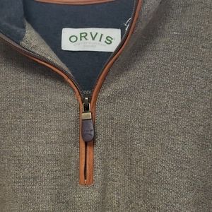 ORVIS SIMOOM TWEED QUARTER-ZIP SWEATSHIRT SWEATER